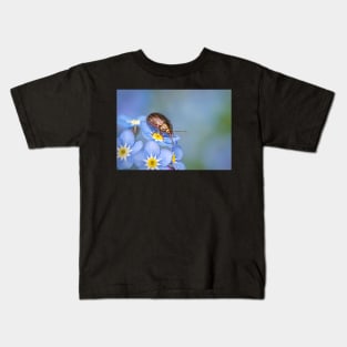 Rosemary Beetle on Forget-me-not Kids T-Shirt